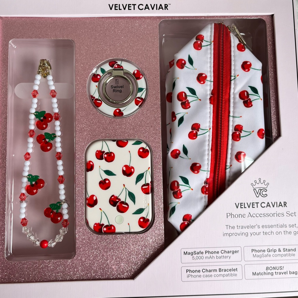 New Velvet Caviar Cherry Gift Set